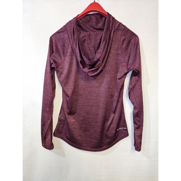 Ariat Tech Heat Series Women's Merlot Pullover Hoodie - Picture 7 of 8